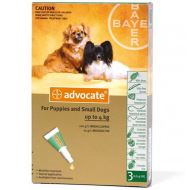 ADVOCATE DOG 0-4 KG*3 PIP 