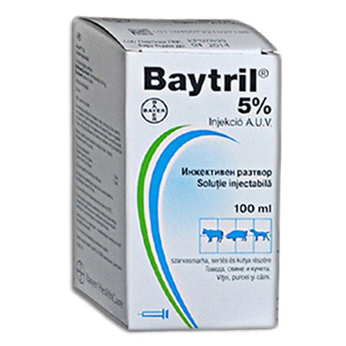BAYTRIL 5% INJ.100ML 