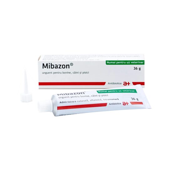 MIBAZON UNGUENT PENTRU BOVINE/CAINI/PISICI 36G 