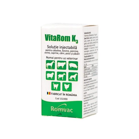 VITAROM K3 INJECTABIL 20ML 