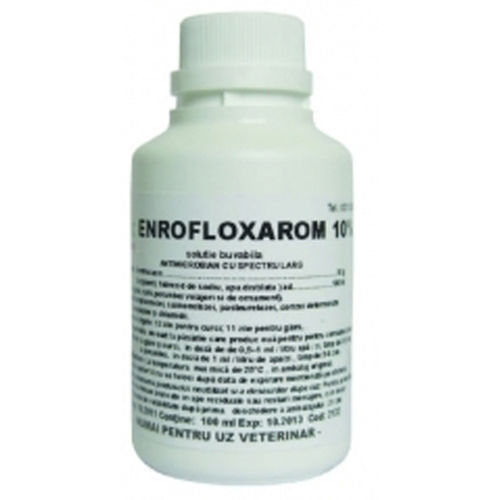 ENROFLOXAROM 10% SOLUTIE ORALA 100ML 