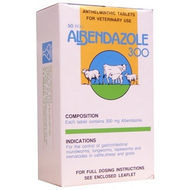 ALBENDAZOLE BOLI 300MGX50BUC 