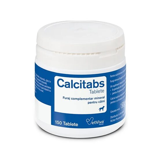 CALCITABS SUPLIMENT PENTRU CAINI 150TB 
