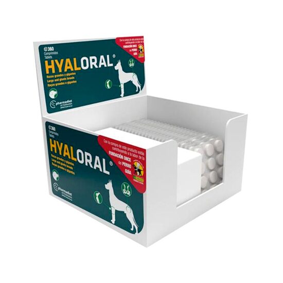 SUPLIMENT PENTRU CAINI DE TALIE MARE HYALORAL 360TB
