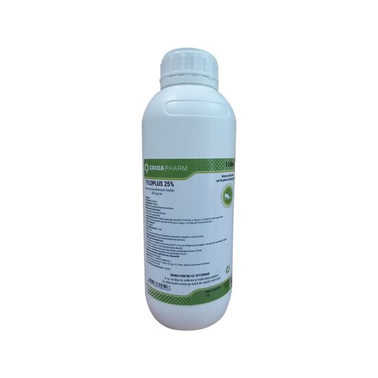 TYLOPLUS 25% ANTIINFECTIOS SOLUITIE ORALA BROILERI SI SUINE 1L