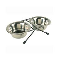 CASTRON INOX CU SUPORT MOL 2BUC 0.20L PENTRU CAINI