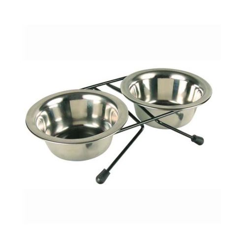 CASTRON INOX CU SUPORT MOL 2BUC 0.75L PENTRU CAINI